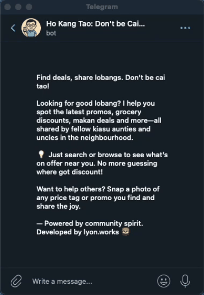 Upload demo GIF